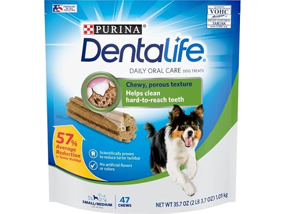 Purina DentaLife Dog Dental Chews, 47ct