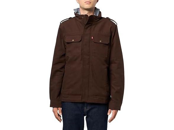 Chocolate Brown Cotton Canvas