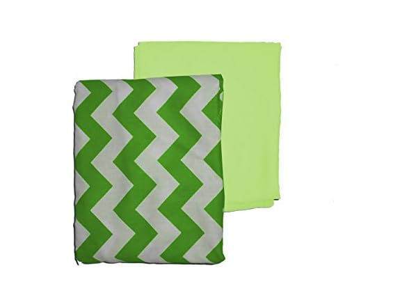 Baby Doll Bedding Chevron Round Crib