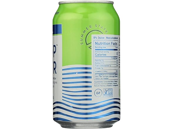 1CT Hop Wtr, Water Sparkling Hop Lime, 12 Fl Oz