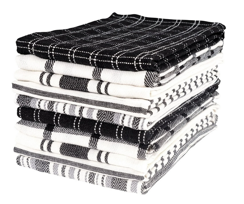 Dan River 10-pk Cotton Asst Kitchen Towels - Gallery 23