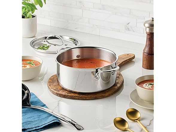 Hestan ProBond Luxe 4-Quart Soup Pot with Lid