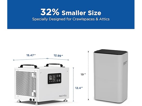 Moiswell 70 Pints Commercial Dehumidifier