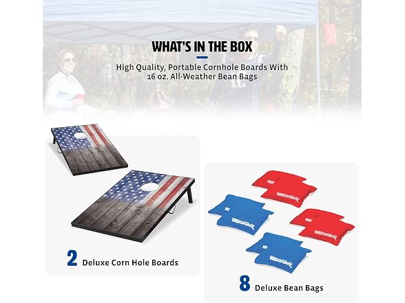 Wild Sports 2’x3’ Cornhole Outdoor Game Set