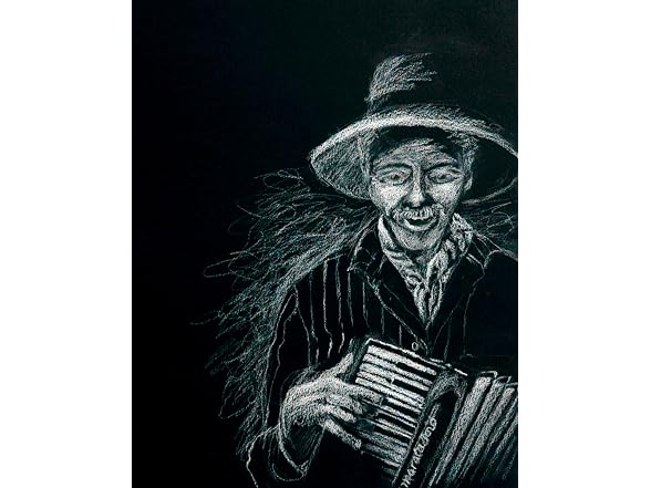Sax Black Drawing Paper, 105 lb, 19-1/2 x