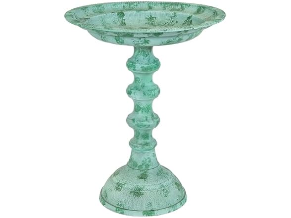 Sunnydaze Backyard Beauty Metal Bird Bath