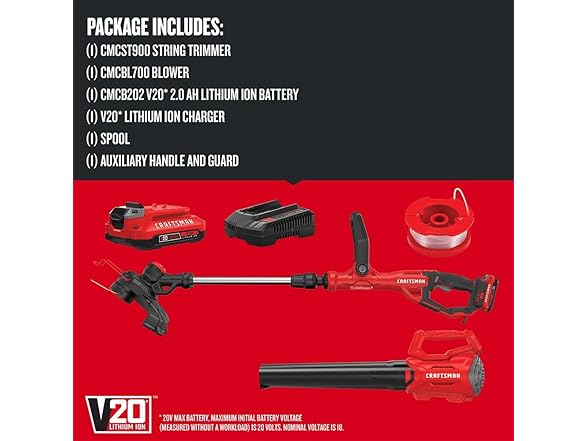 CRAFTSMAN CMCK197D1 V20 WEEDWACKER Trimmer Kit