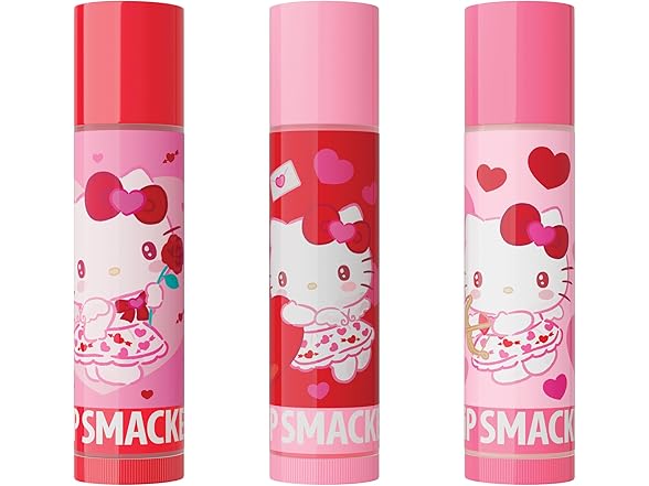 Lip Smacker Heart Tin Lip Balm Trio