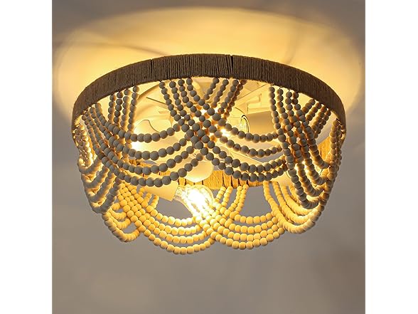 Parrot Uncle BBF3006 Medium Ceiling Fans with Lights Flush