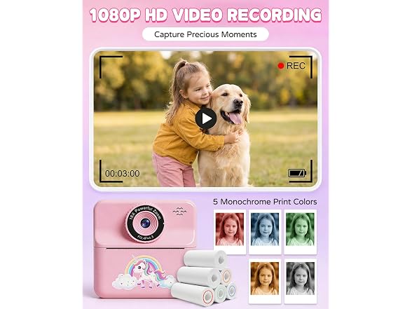 Kids Camera Instant Print