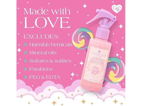 Glimmer Wish Unicorn Hair Detangler Spra