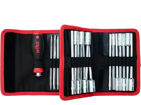 Wiha 28188 Drive-Loc VI Wallet Set, 32 Piece