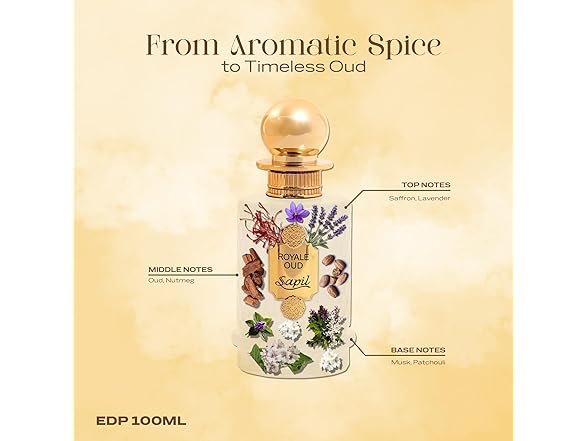 Sapil Royale Oud Eau de Parfum 3.4oz