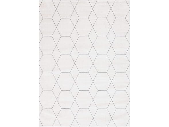 Unique Loom Trellis Frieze 8x11 Ivory - Gallery 9