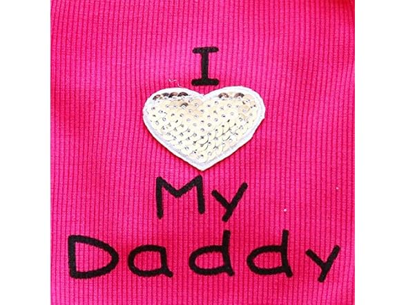 Petall Dog Shirts Slogan Vest I Love My Daddy/M