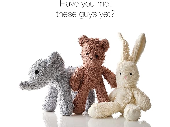 Pet Passion Plush Durable Cotton Dog Toys Bunny