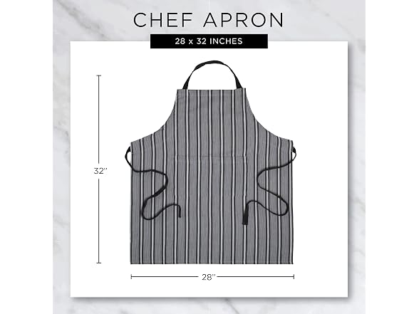 DII Unisex Buffalo Check Kitchen Collection Apron, Pumpkin
