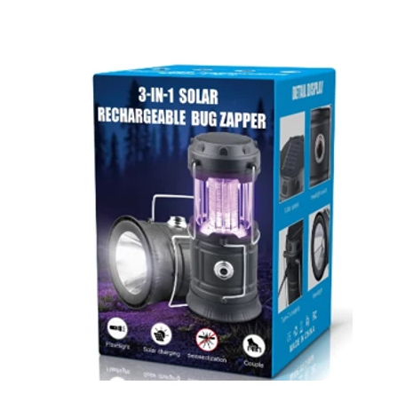 3-in-1 Solar Rechargeable Bug Zapper - Gallery 4