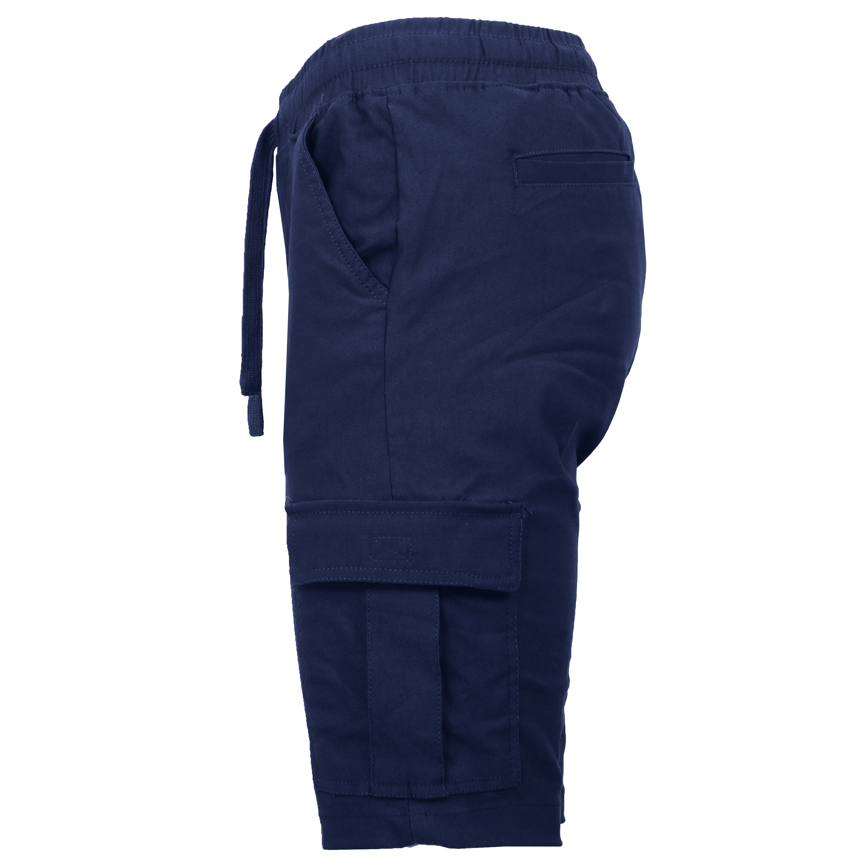 Mens Super Stretch Pull-On Cargo Shorts - Gallery 49