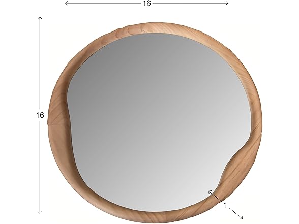 Howard Elliott Collection Quarry Round Mirror