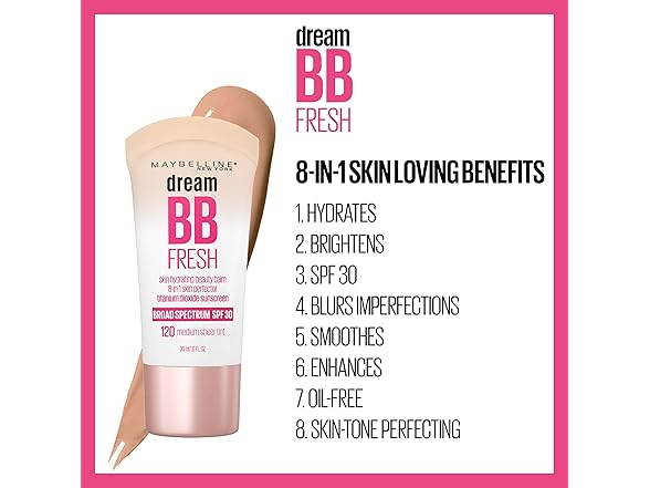 Maybelline Hydrating BB Cream 3 Pack