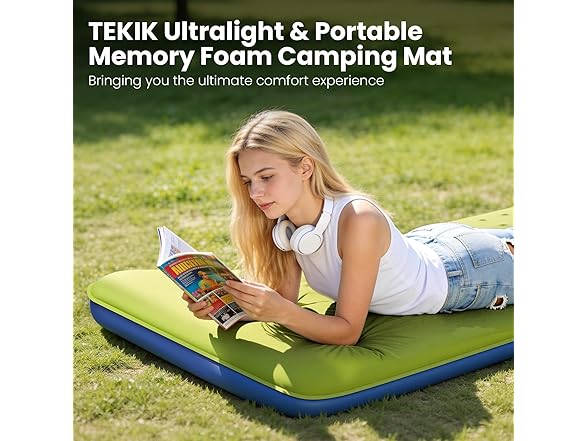 TEKIK Memory Foam Camping Pad
