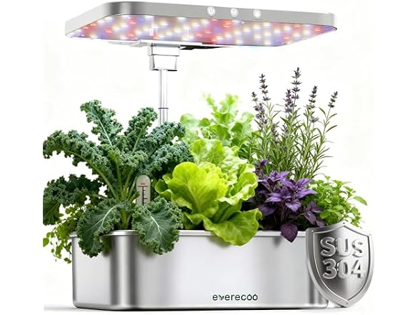 Stainless Steel Hydroponics Growing
