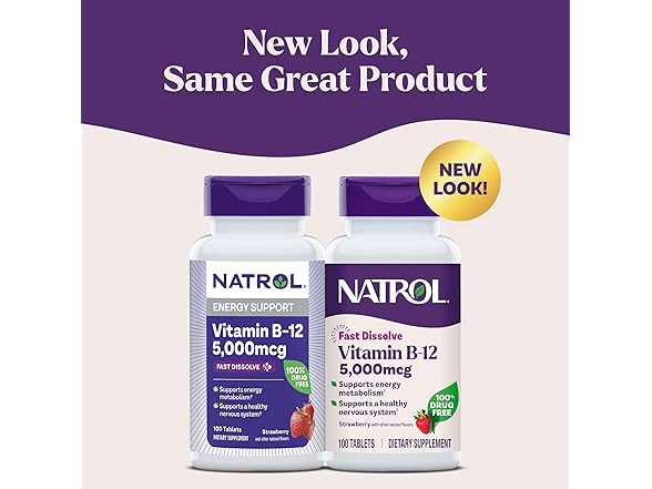 Natrol Vitamin B12 5000mcg 100ct