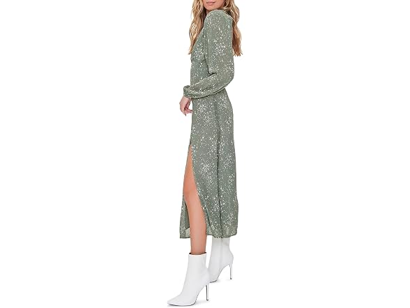 Forever 21 (M) Celestial Open-Back Midi Dress