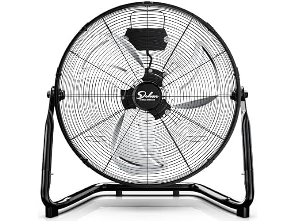 Simple Deluxe 12" Industrial Floor Fan