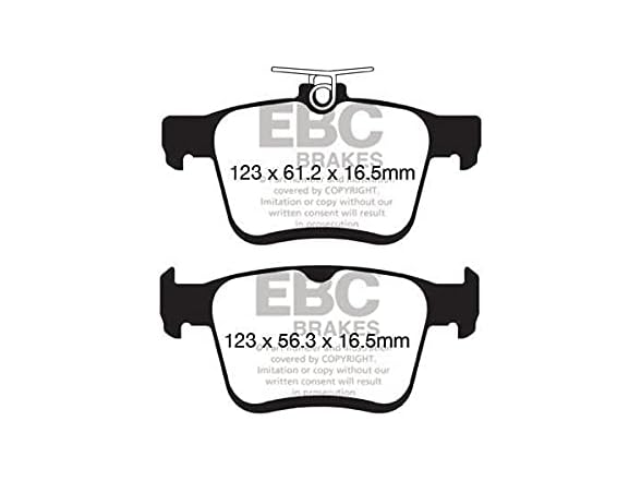 EBC Ebc Brake DP42153R Organic Brake Pads