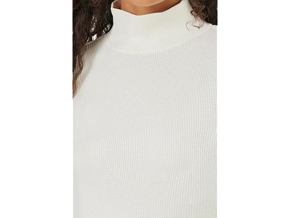 Forever 21 (S) Waffle Knit Turtleneck Top