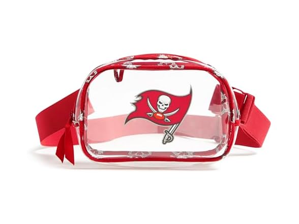 Vera Bradley NFL Bucs Clear Belt Bag