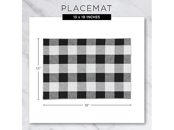 DII Ribbed Tabletop Cotton Placemat Set VARIES