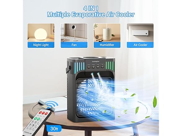 TIOKVIOP TIOKVIOP-AB-1-BLACK TIOKVIOP Portable Air Conditio