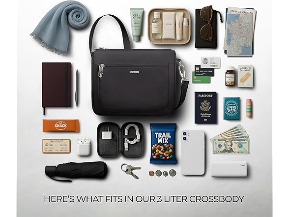 Travelon AntiTheft Small EastWest Crossbody