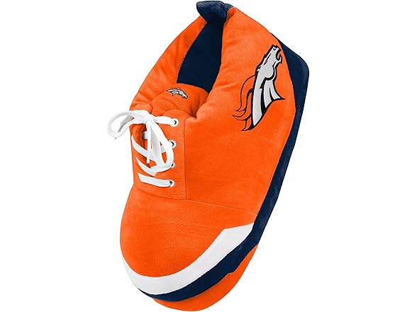 NFL Broncos Plush Sneaker Slipper