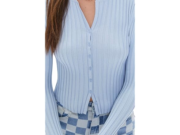 Forever 21 Ribbed Knit Cardigan Sweater