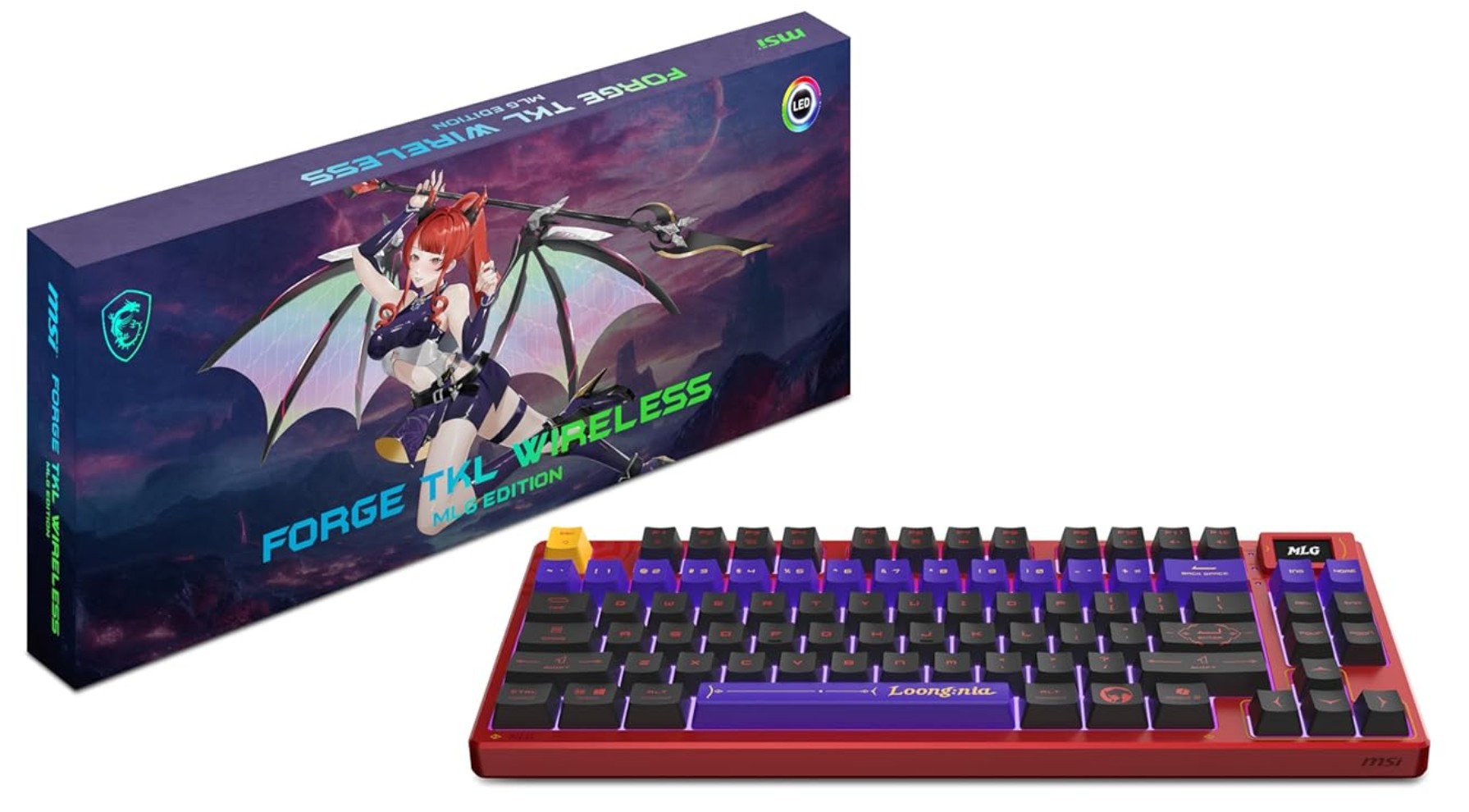 msi Forge TKL Wireless MLG Edition Keyboard - Gallery 5