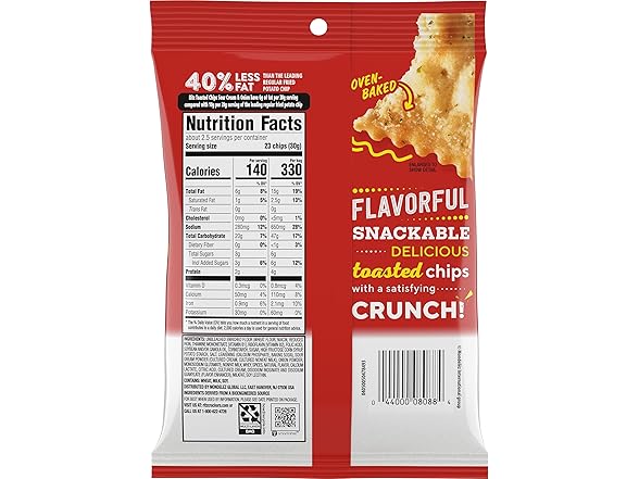 RITZ Toasted Chips Sour Cream and Onion Crackers