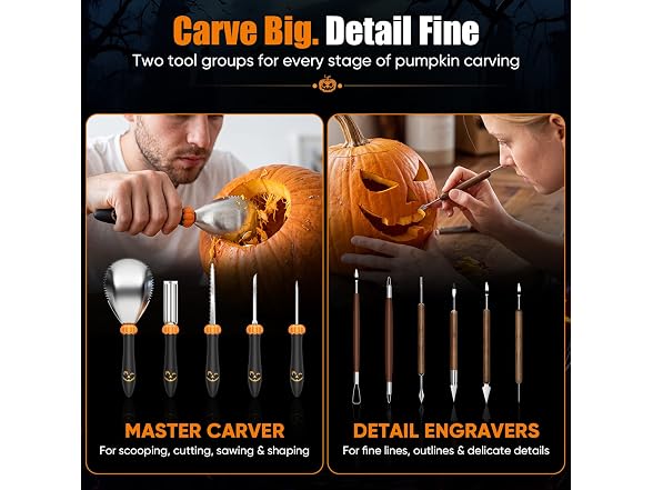 Mavax Pumpkin Carving Kit