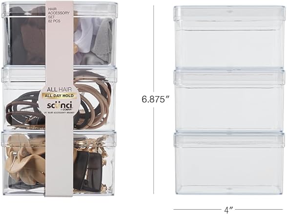 Scunci by Conair 82 Piece hair accessory kit