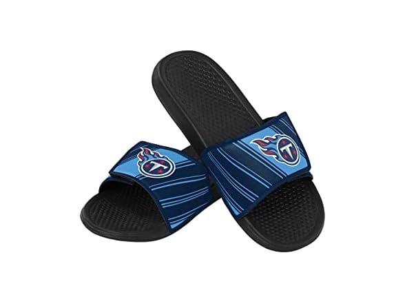 FOCO NFL Mens Wordmark Gel Slides