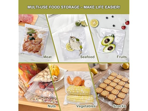 Vacuum Sealer Bags 10 x 11 x 30Pcs