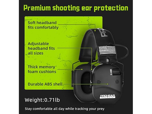 PROHEAR Ear Protection for Shooting