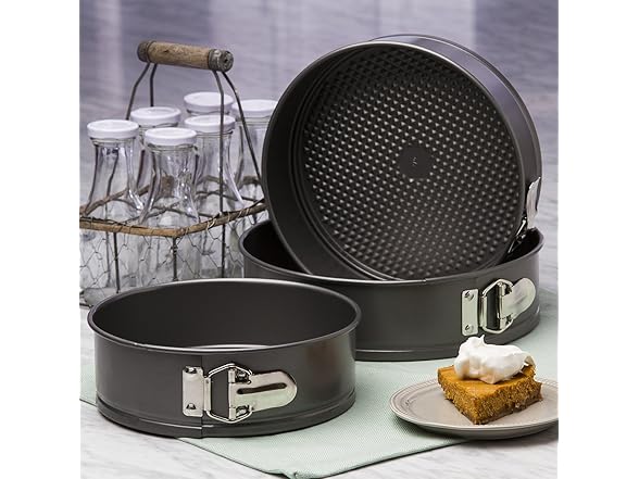 Ecolution Bakeins 3 Piece Springform Pan Set