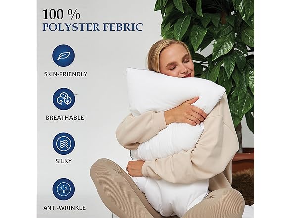 HALLEY Bed Pillows for Sleeping