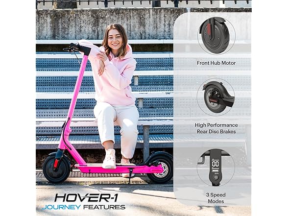 Hover-1 Journey Folding Electric Scooter 15 MPH