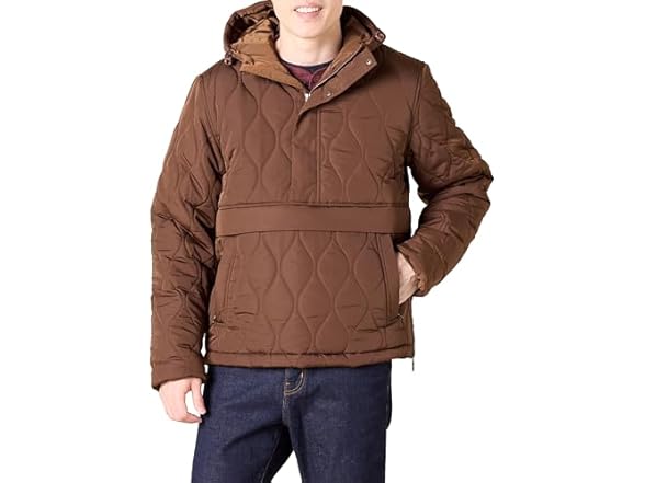 Amazon Essentials Mens Anorak Puffer Coat