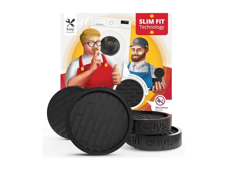 Silent Guys Anti-Vibration Pads, 4-Pack